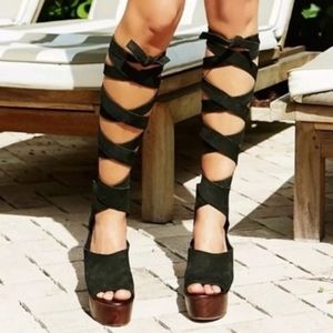 Free People | Tie Up Heels